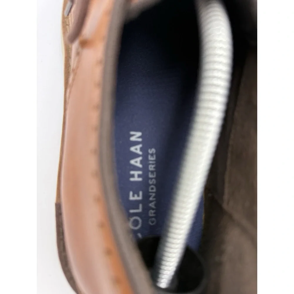Cole Haan Grand Series Go To Wingtip Oxford Shoes Men's 12M Brown Leather C34120